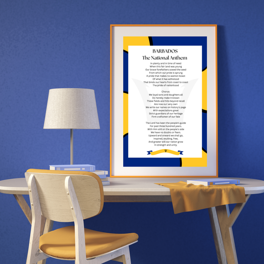 National Anthem of Barbados Poster