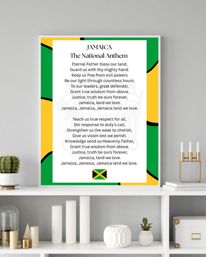 Jamaica National Anthem Poster Print