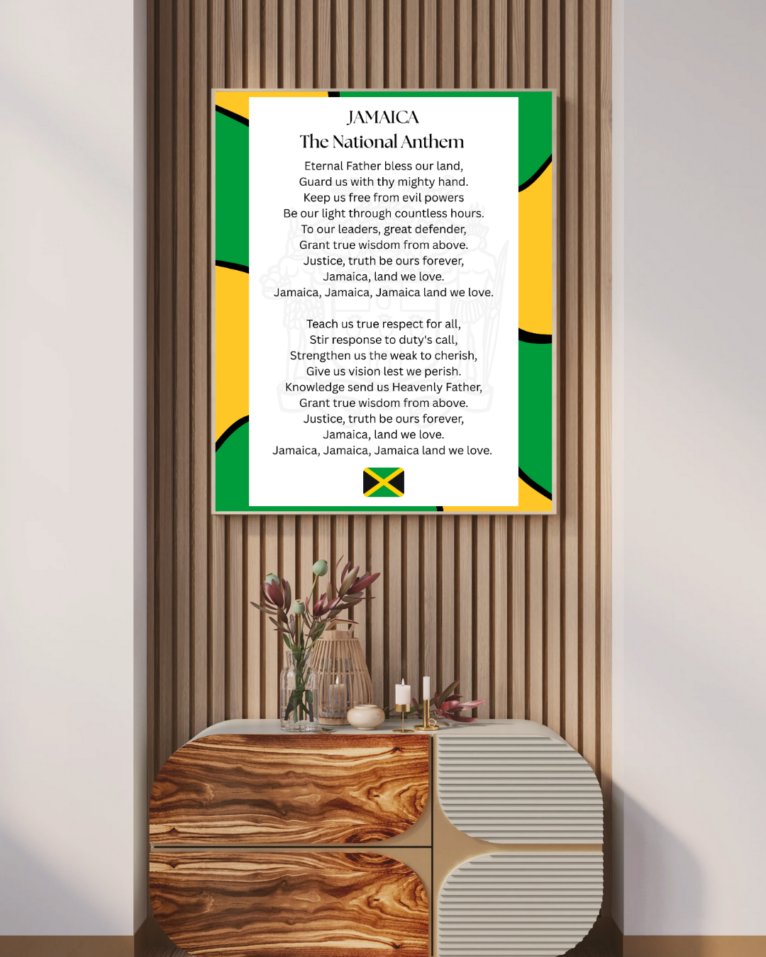 Jamaica National Anthem Poster Print