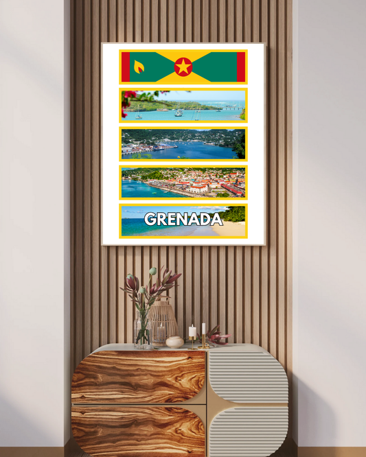 Windows of Grenada Poster Print