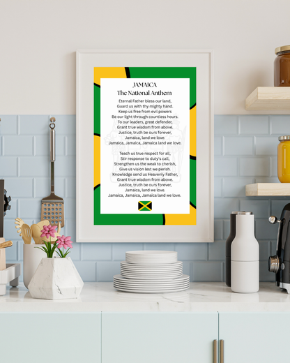Jamaica National Anthem Poster Print