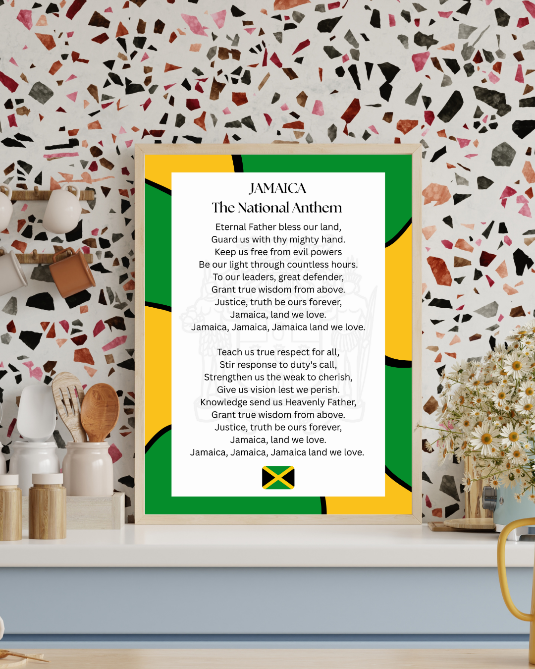 Jamaica National Anthem Poster Print