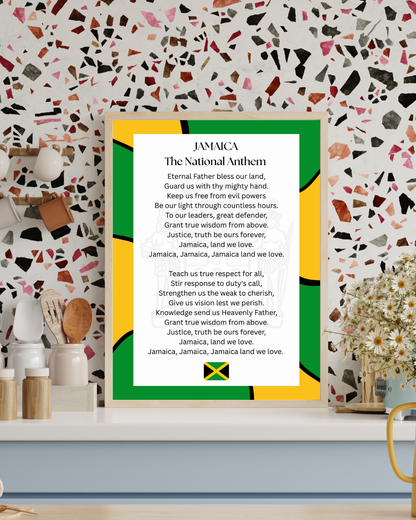 Jamaica National Anthem Poster Print