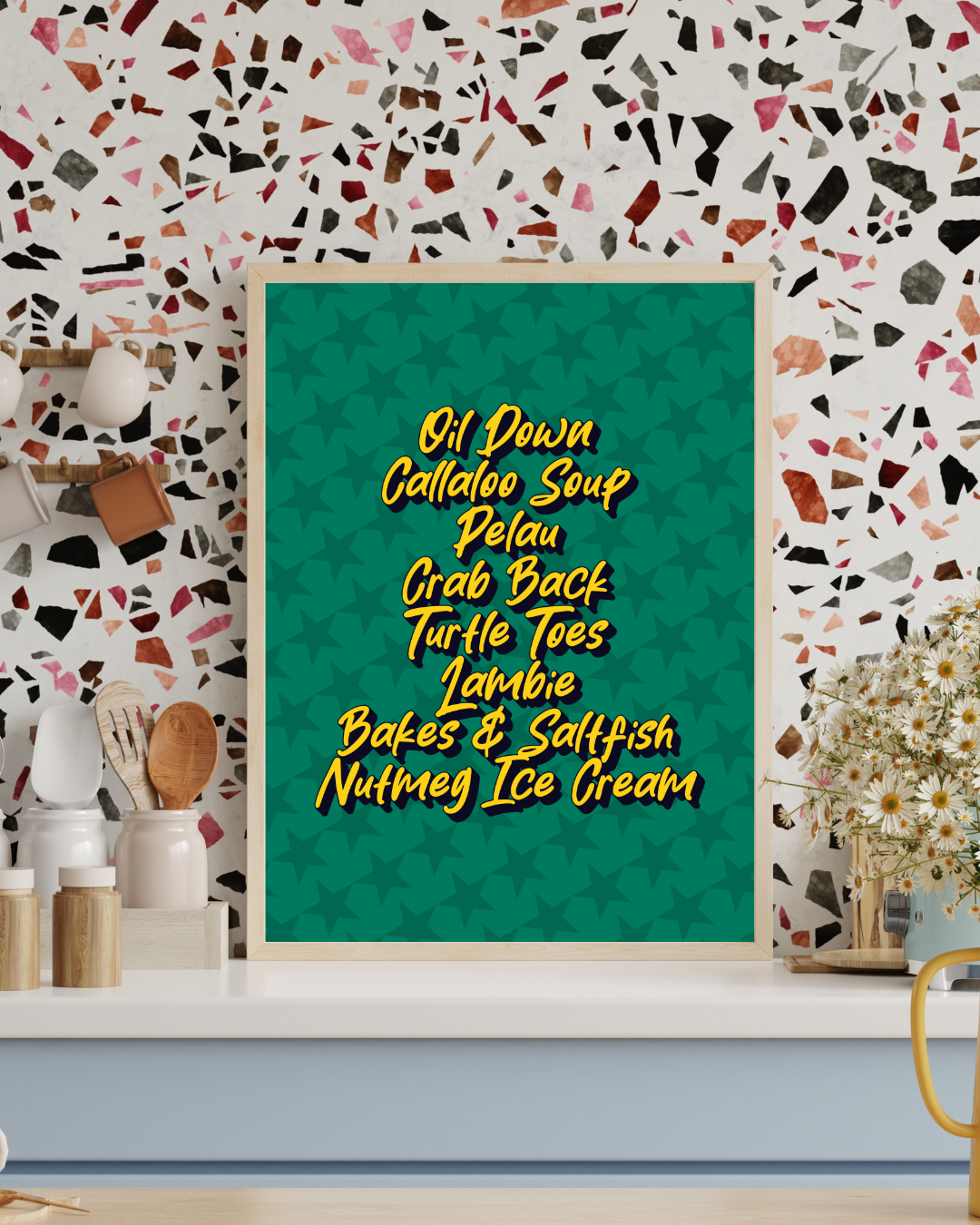 Foods of Grenada Poster Print