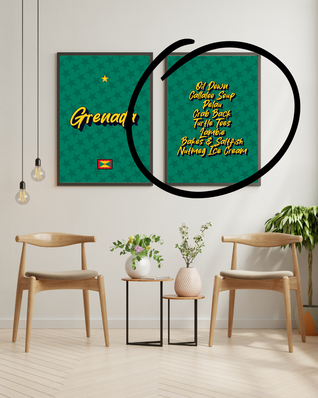 Foods of Grenada Poster Print