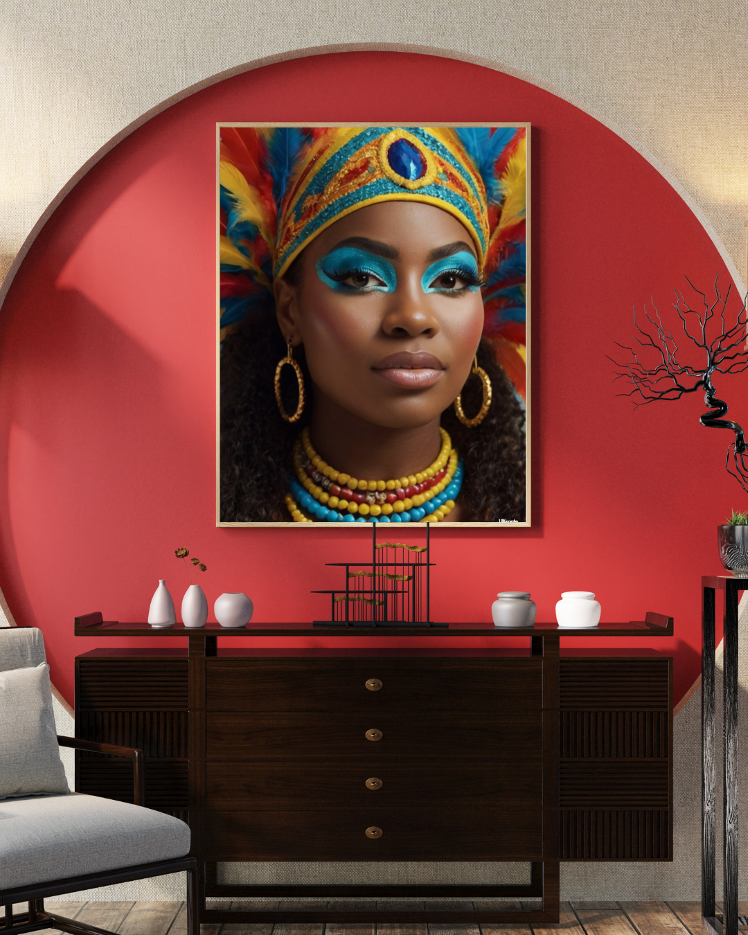Carnival Queen Poster Print