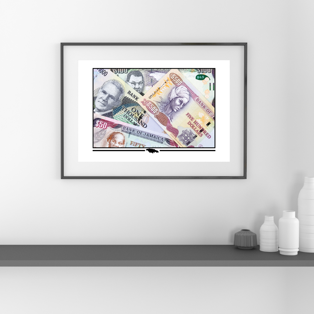 Jamaica Banknotes Poster Print