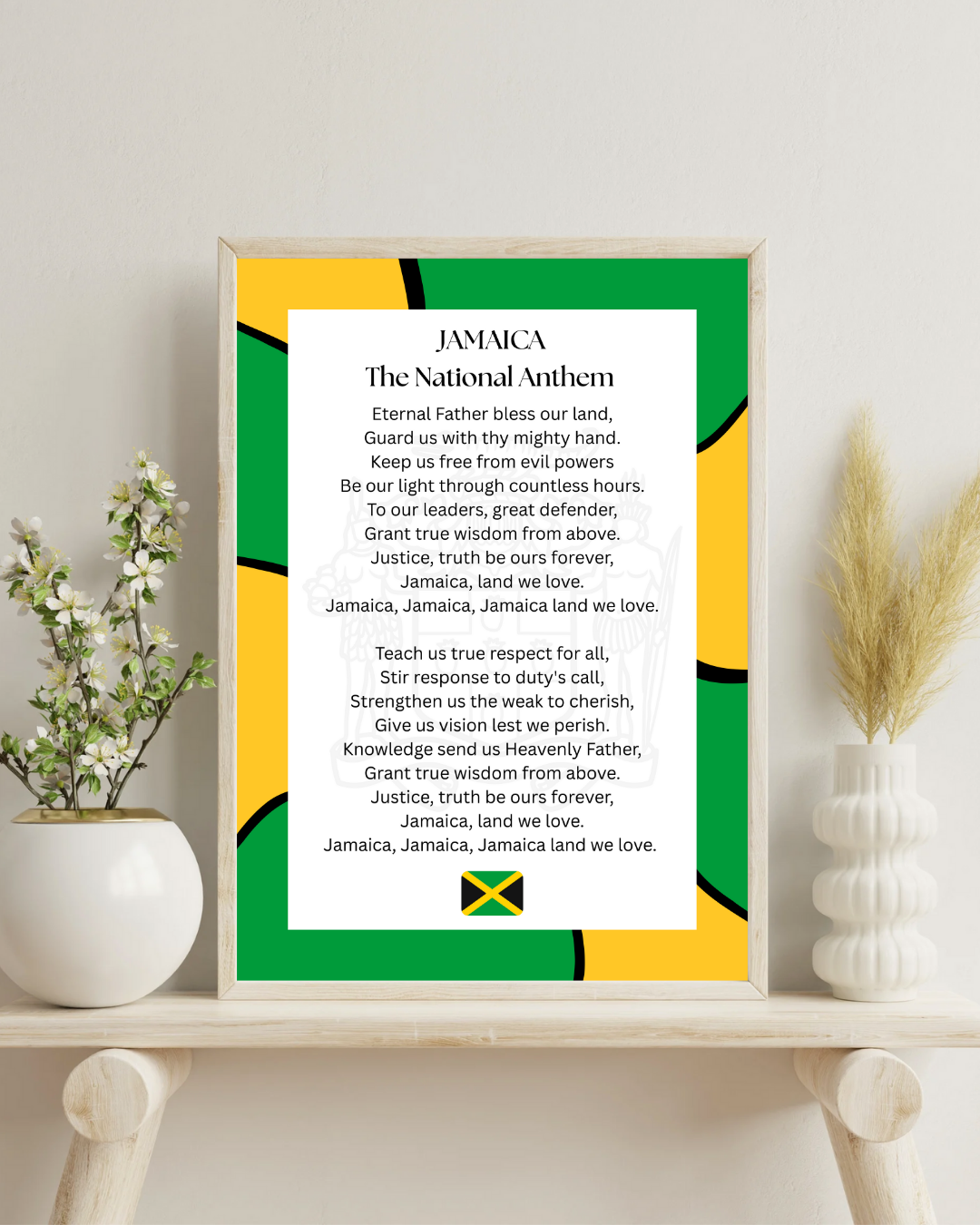 Jamaica National Anthem Poster Print