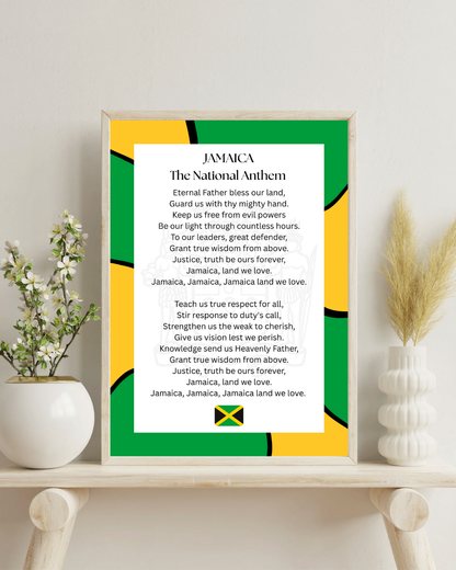 Jamaica National Anthem Poster Print