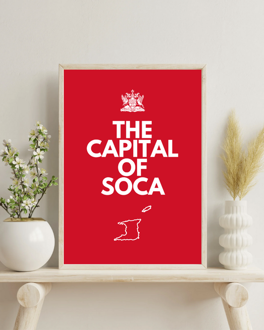 Trinidad & Tobago Capital of Soca Poster Print