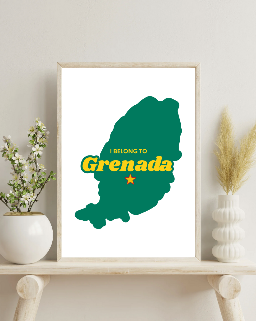 I belong to Grenada Poster Print
