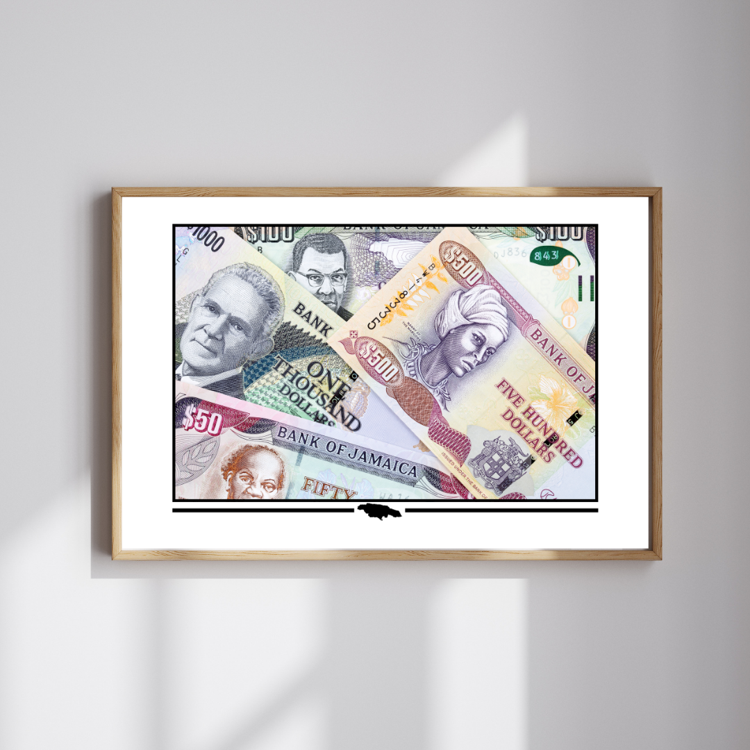 Jamaica Banknotes Poster Print