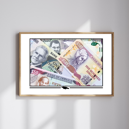 Jamaica Banknotes Poster Print
