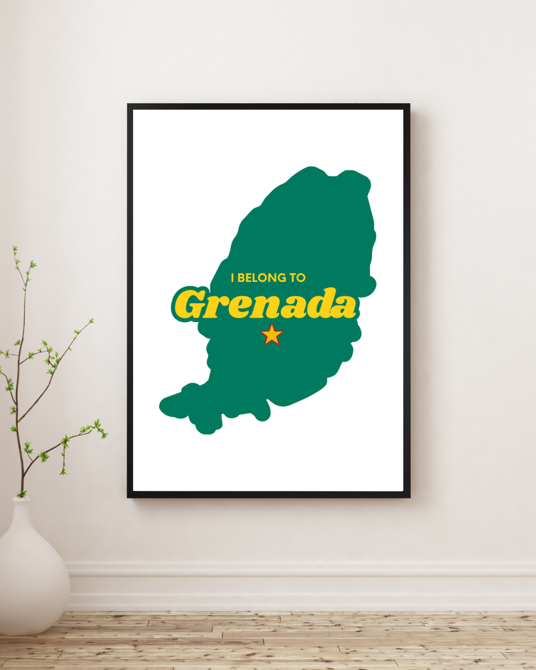 I belong to Grenada Poster Print