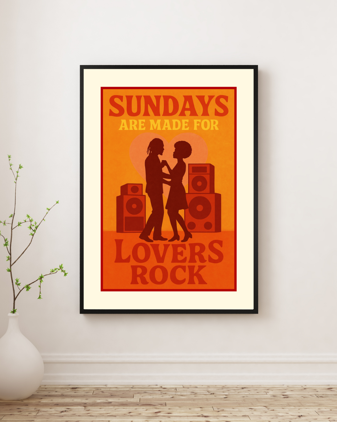 Sundays are made for Lovers Rock Poster Print