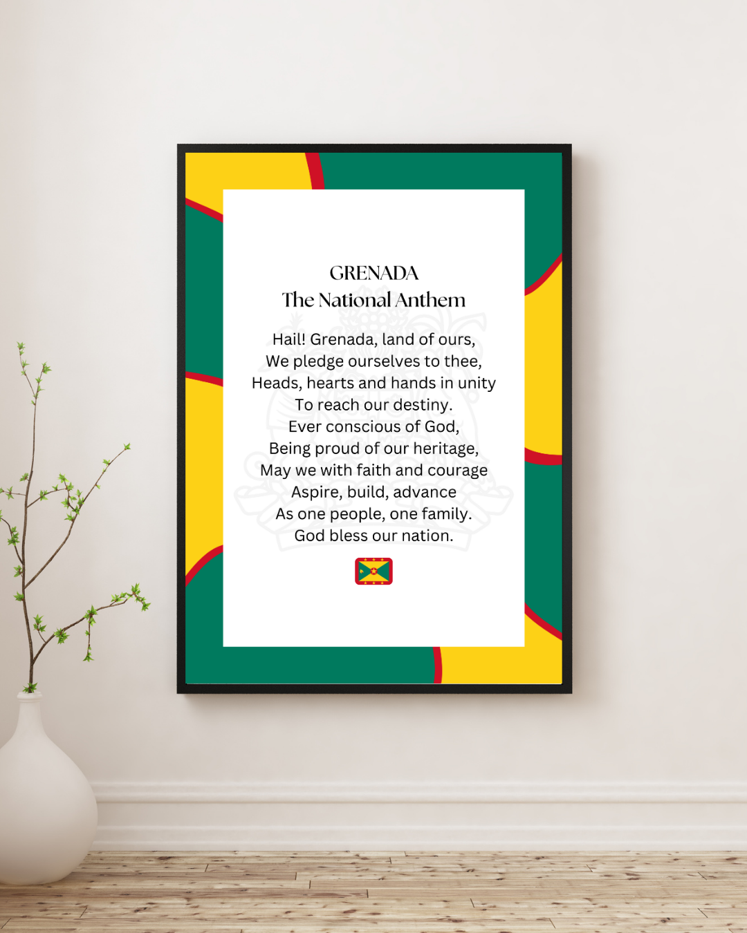 Grenada National Anthem Poster Print