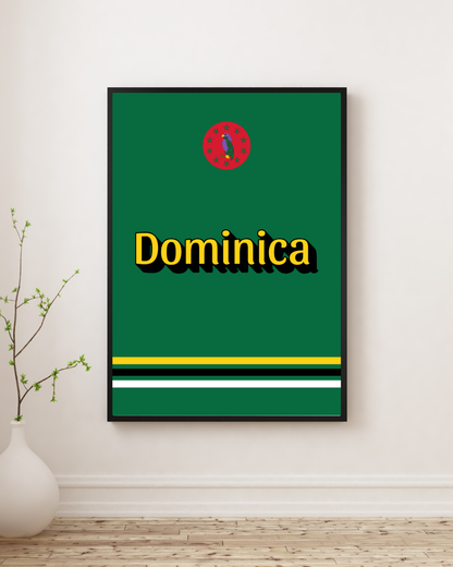 Dominca Word Art Poster Print