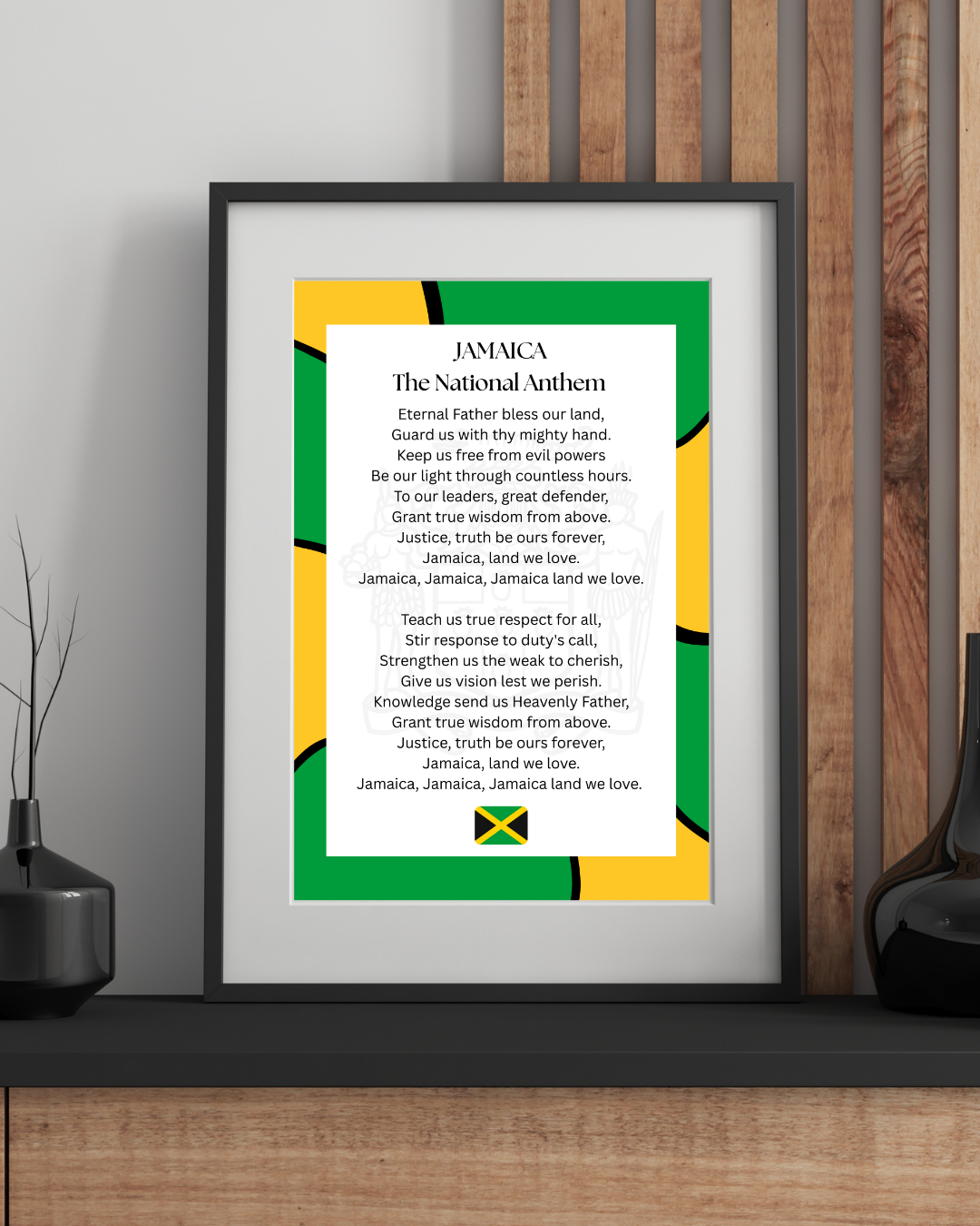 Jamaica National Anthem Poster Print