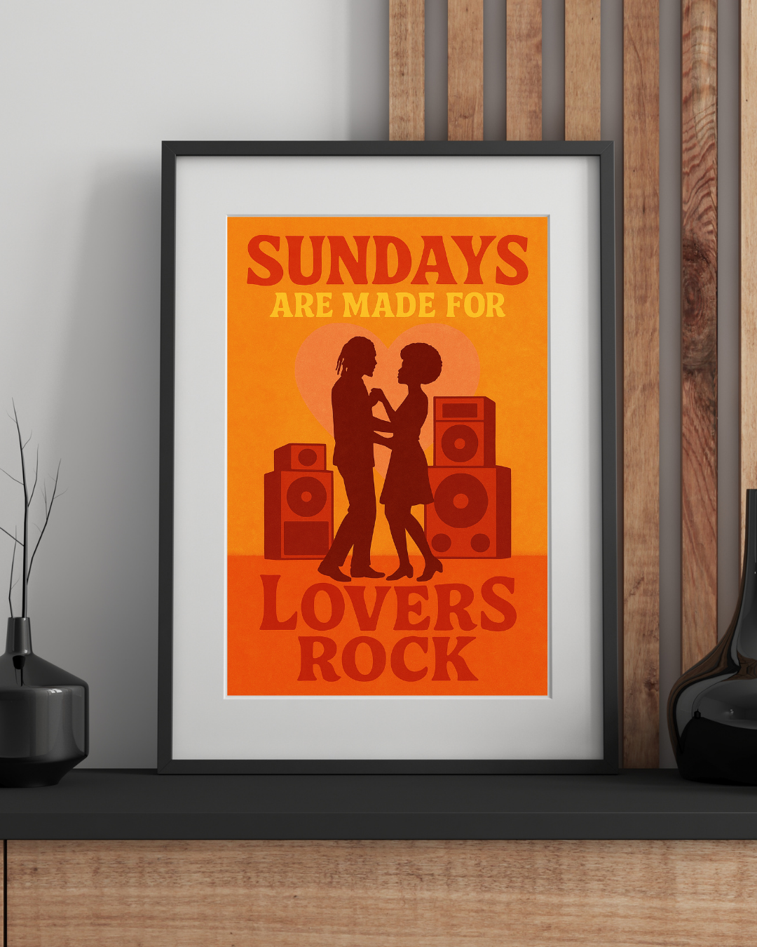Sundays are made for Lovers Rock Poster Print