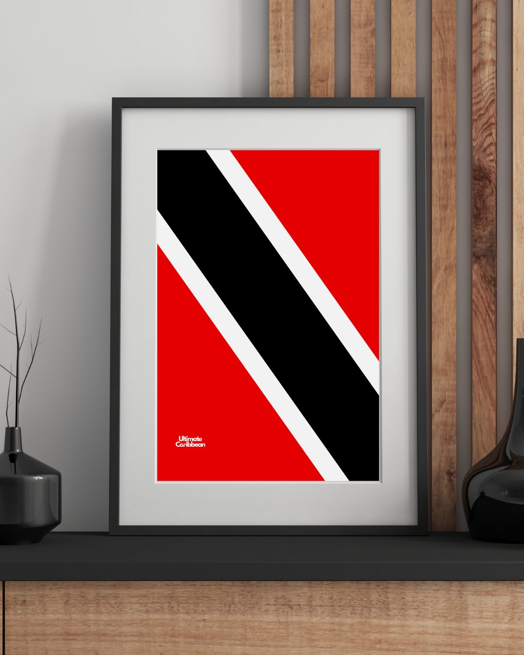 Trinidad & Tobago Flag Poster Print