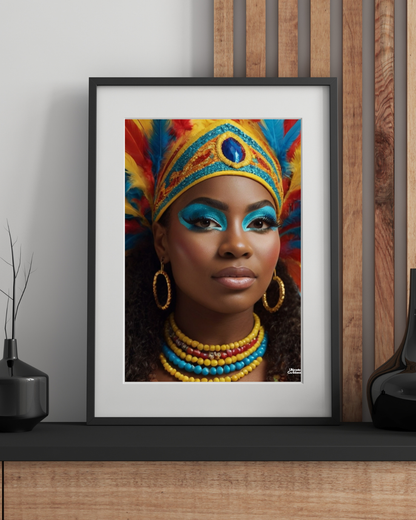 Carnival Queen Poster Print