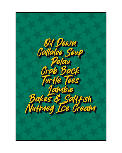 Foods of Grenada Poster Print