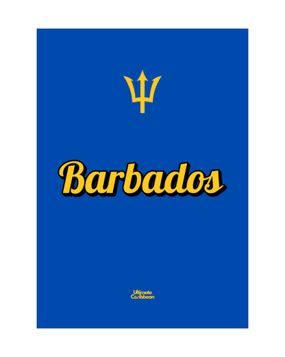 Barbados Word Art Poster Print