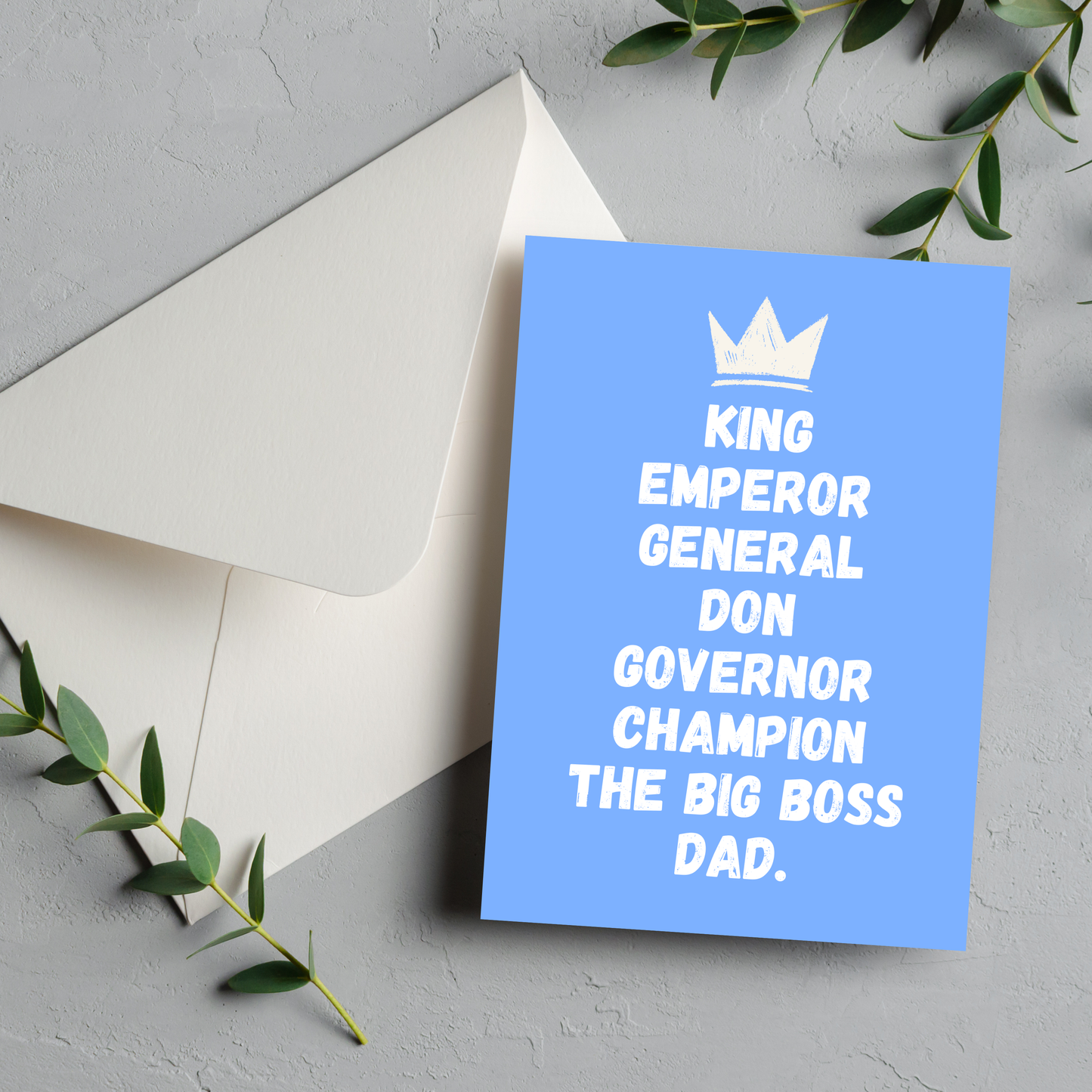 King. Don. Dad. | Caribbean Father’s Day Birthday Greeting Card