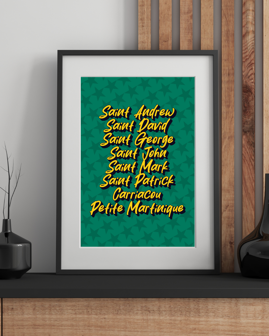 Parishes of Grenada Poster Print