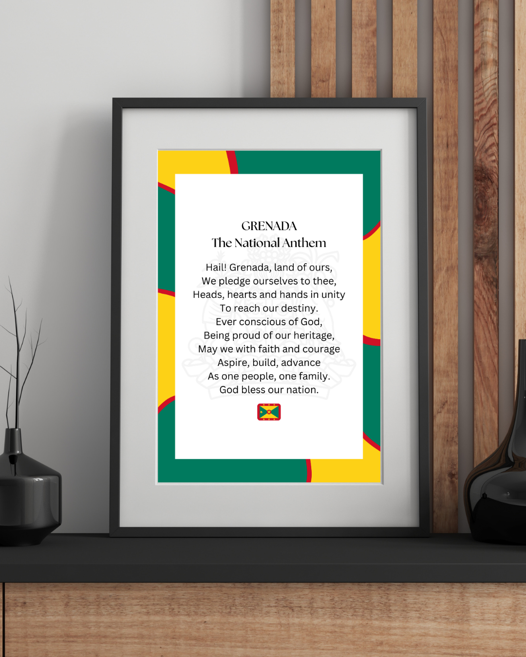 Grenada National Anthem Poster Print
