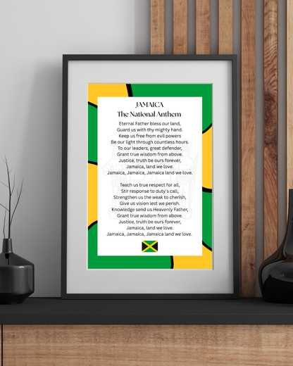 Jamaica National Anthem Poster Print