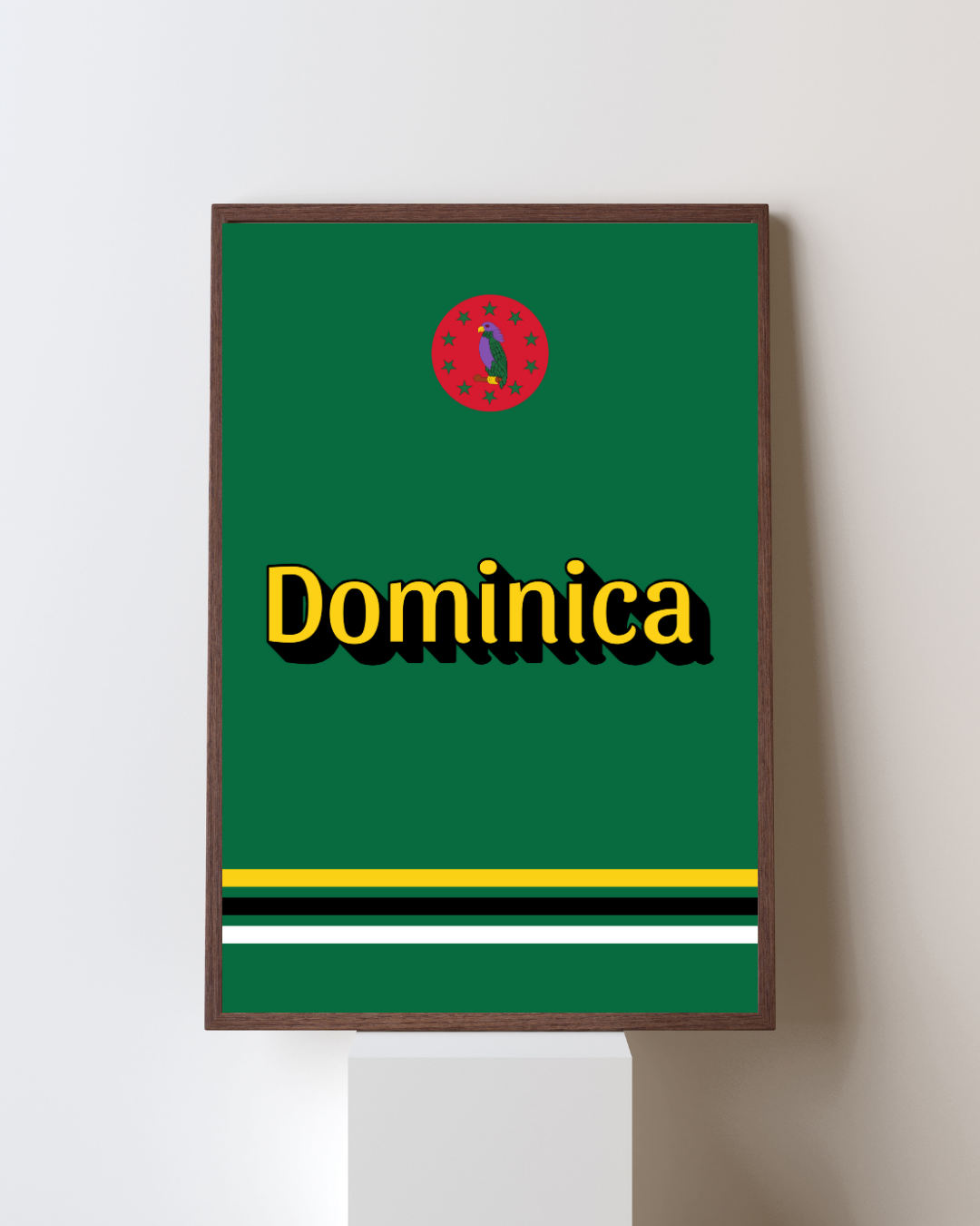 Dominca Word Art Poster Print