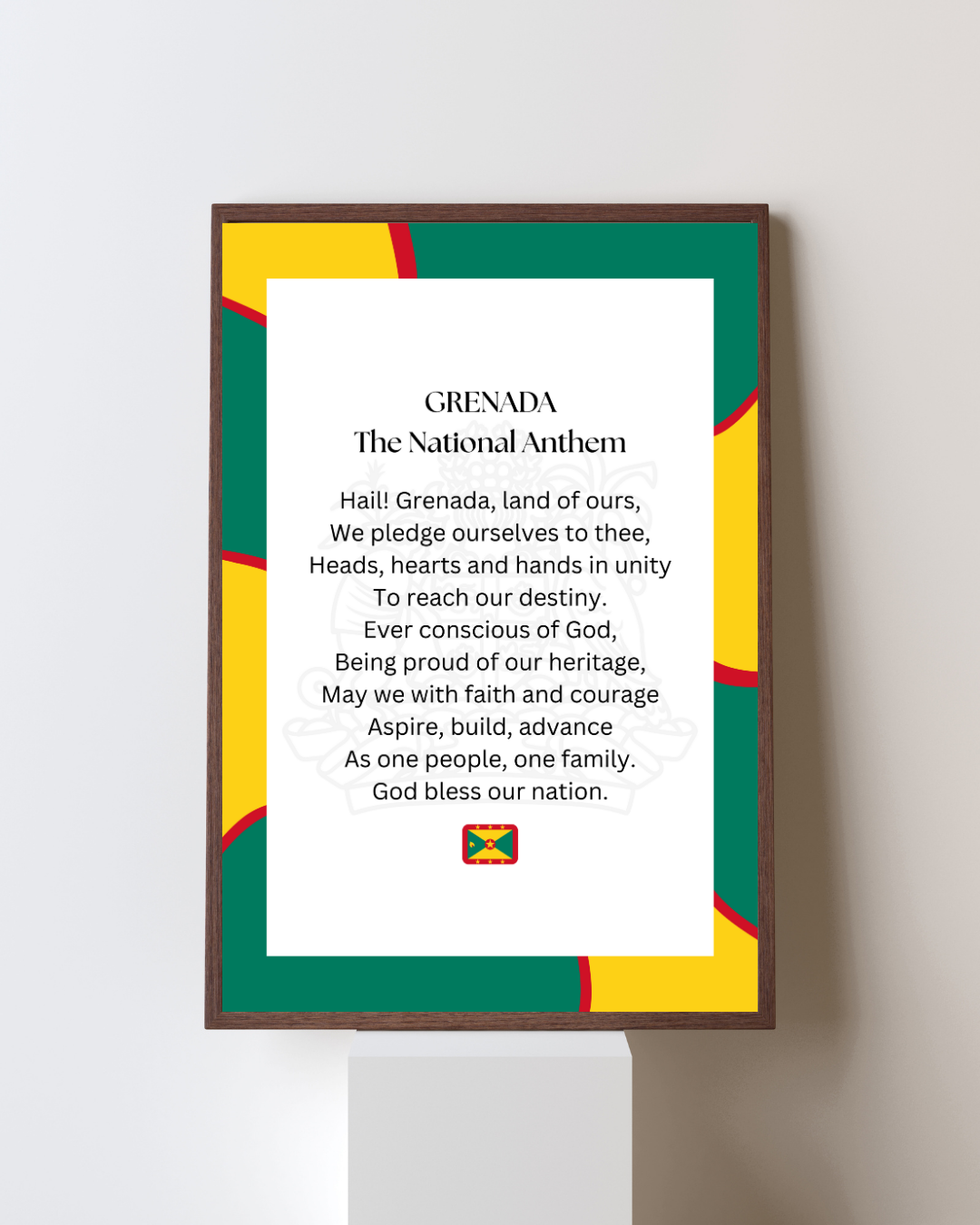 Grenada National Anthem Poster Print