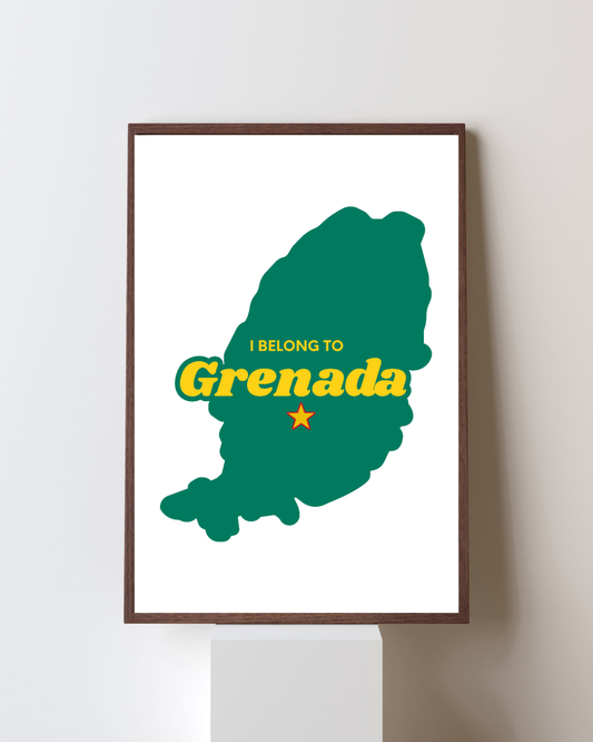 I belong to Grenada Poster Print