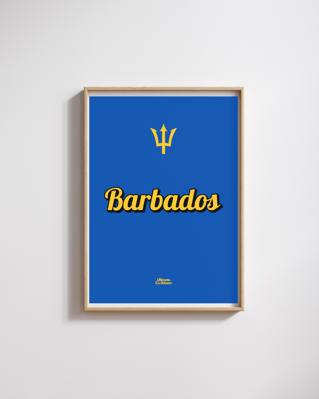 Barbados Word Art Poster Print