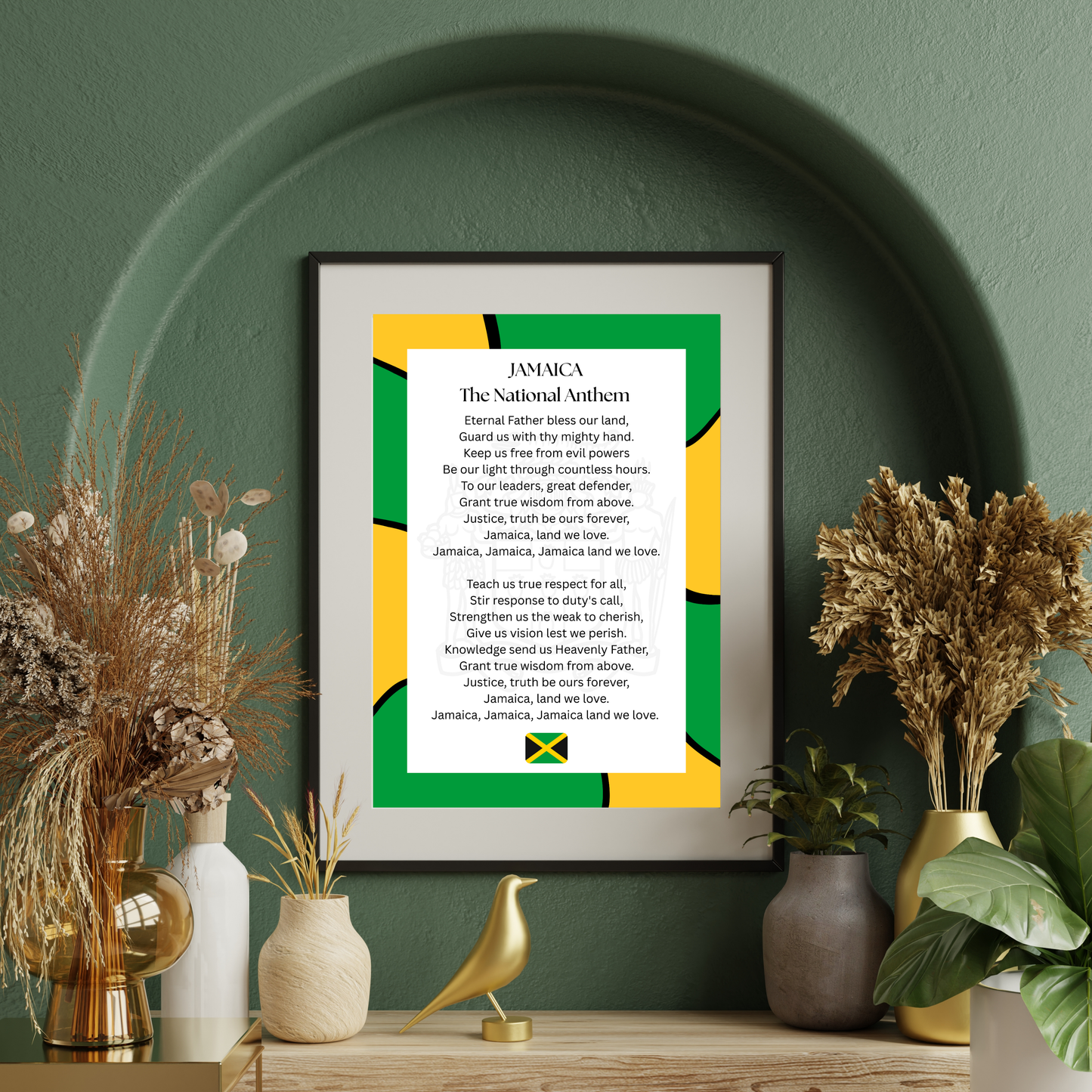 Jamaica National Anthem Poster Print